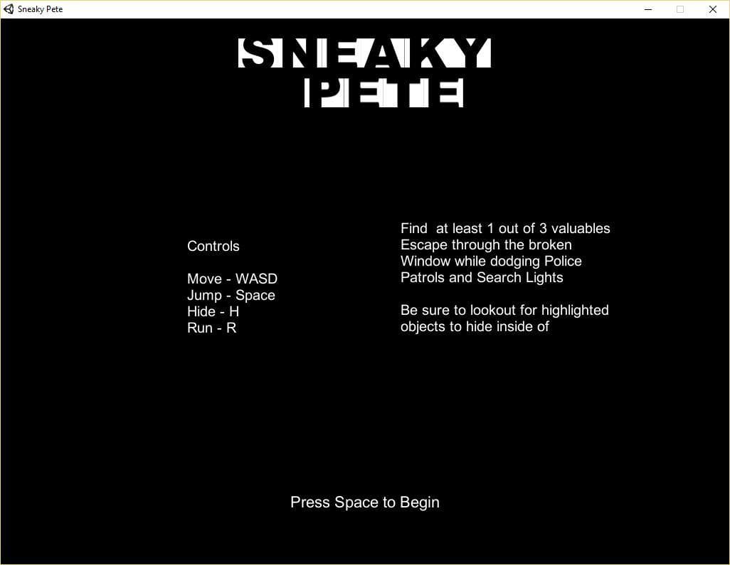 Sneaky Pete - #1GAM