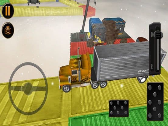 Drive Heavy Truck In Space