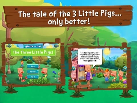 The Three Little Pigs - Search and find screenshot 2