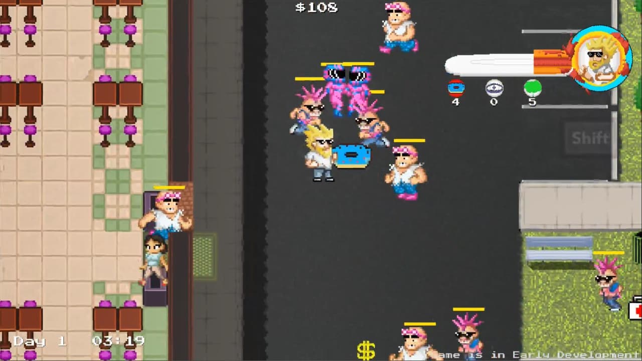 Bacon: Two Cops and a Burger Shop (OrlandoiX Build) screenshot 2
