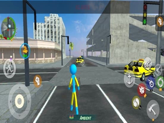 Stickman Rope Hero Crime City screenshot 3