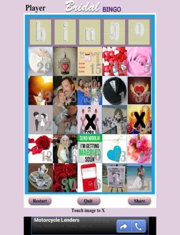 Bridal Bingo screenshot 3