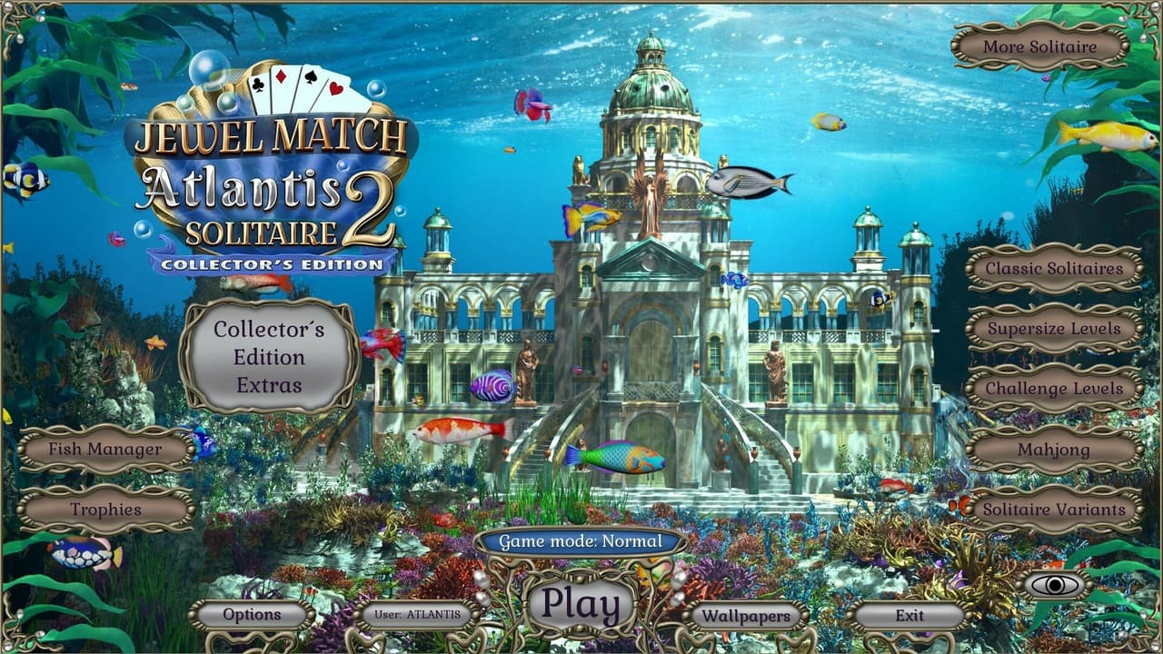 Jewel Match Atlantis Solitaire 2 - Collectors Edition screenshot 6