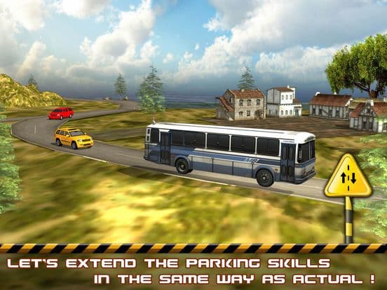 Tourister Bus driver 3D Parking: hill city screenshot 3