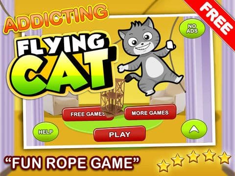 Flying Tom-Cat - Cool Virtual Jump And Run Adventure For Boys And Girls FREE screenshot 2