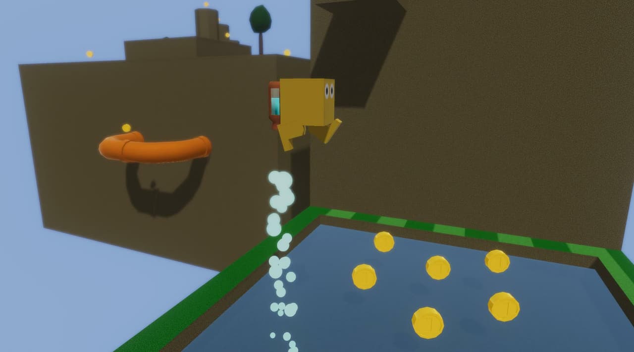Jumpy Water-Jetpack Dude