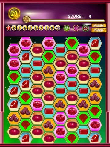 A Ruby Jewel Match: Free Gem 3 Matching Fun Brain Puzzle Games screenshot 3