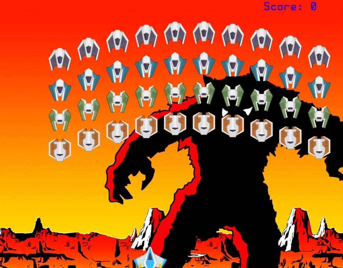 Space Invaders (itch) (DemonMarshmallow) screenshot 4