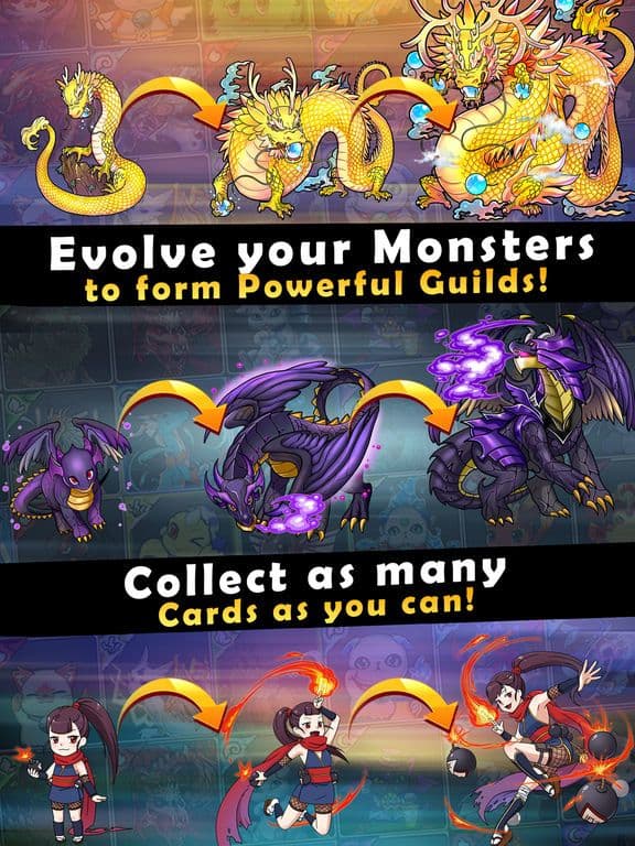 Dragons Kingdom War: Puzzle & Card RPG Game screenshot 5