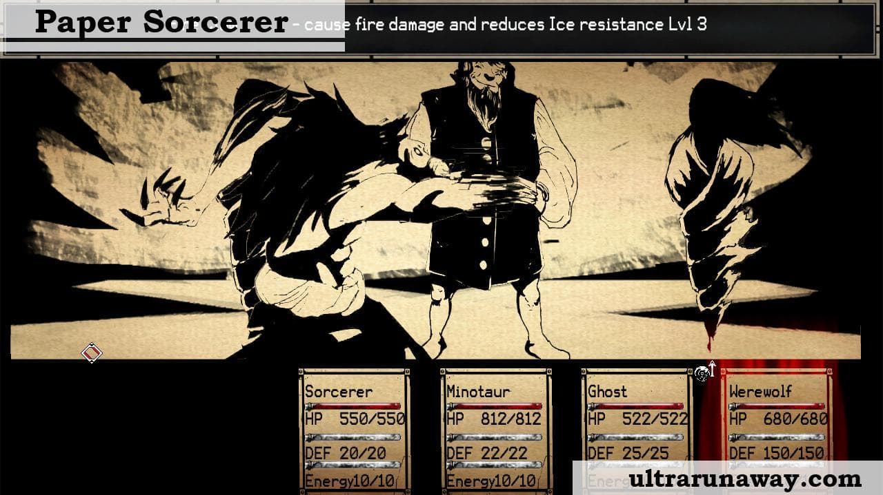 Paper Sorcerer (itch) screenshot 2