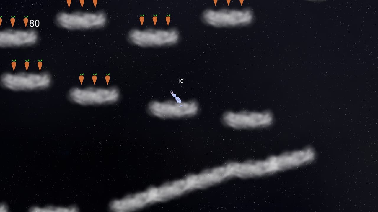 Rabbit and the moon