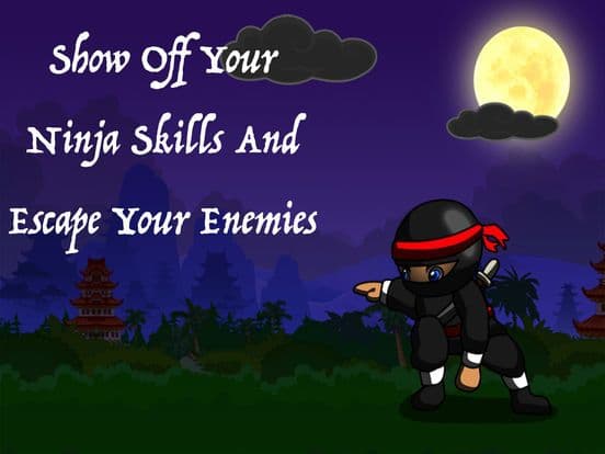 Baby Ninja Runs Behind Temple screenshot 2