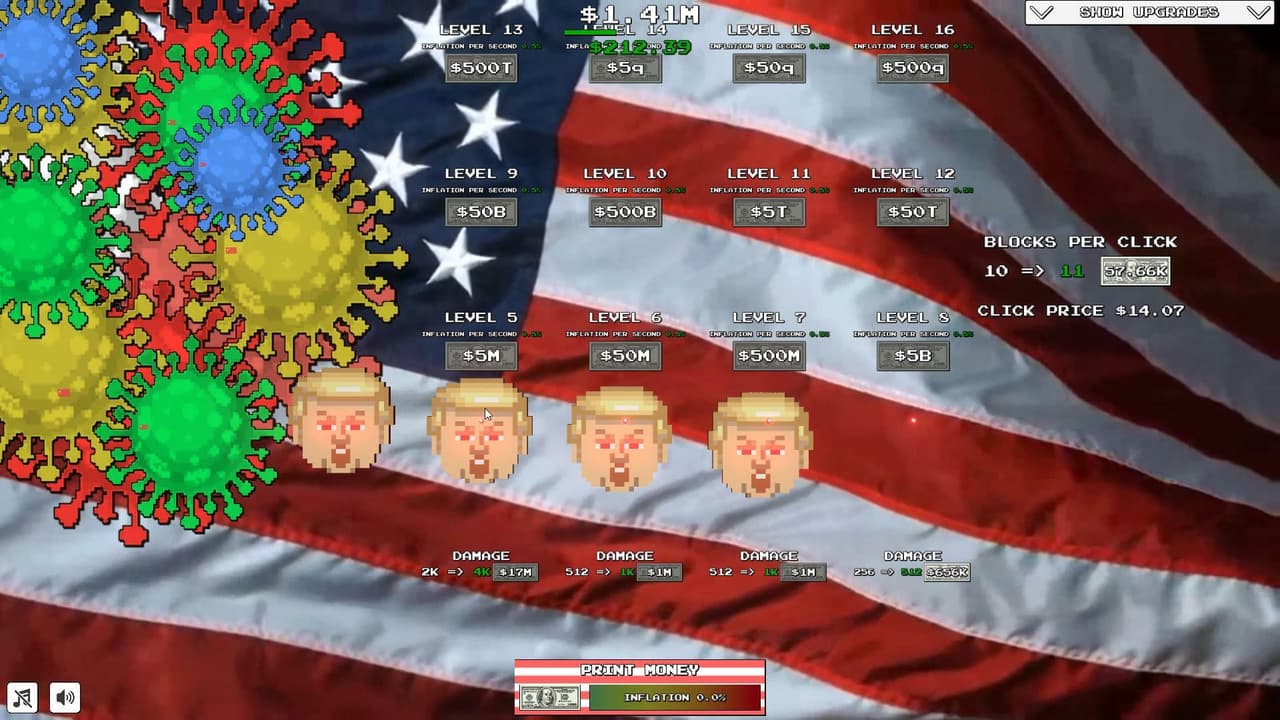 Trump VS Covid: Save The World Clicker screenshot 4