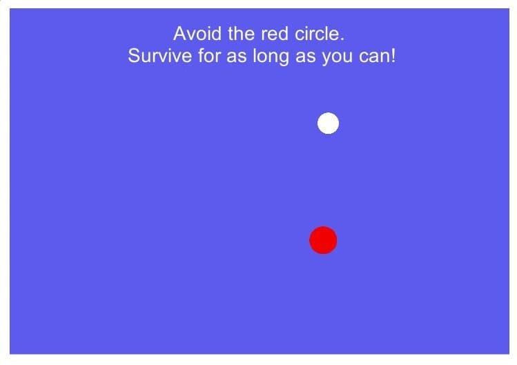 First Game - Circle Evasion (Proof of Concept) screenshot 2