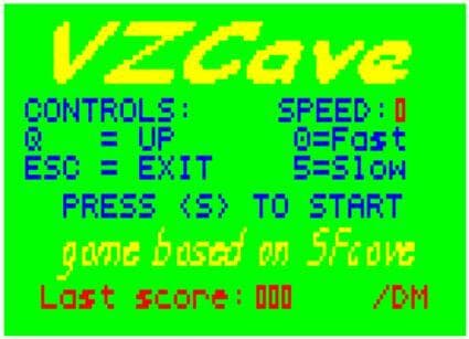 VZcave (VZ200, VZ300) screenshot 2