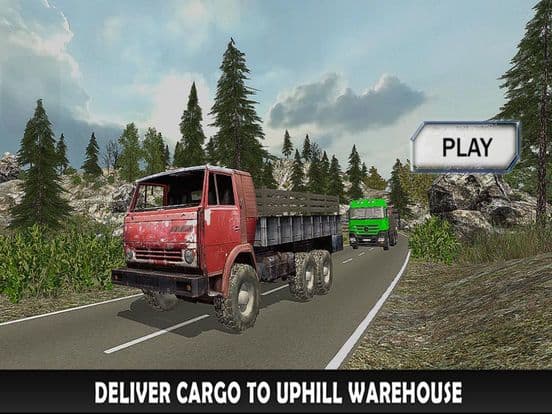 Duty Truck Cargo Mountain screenshot 2