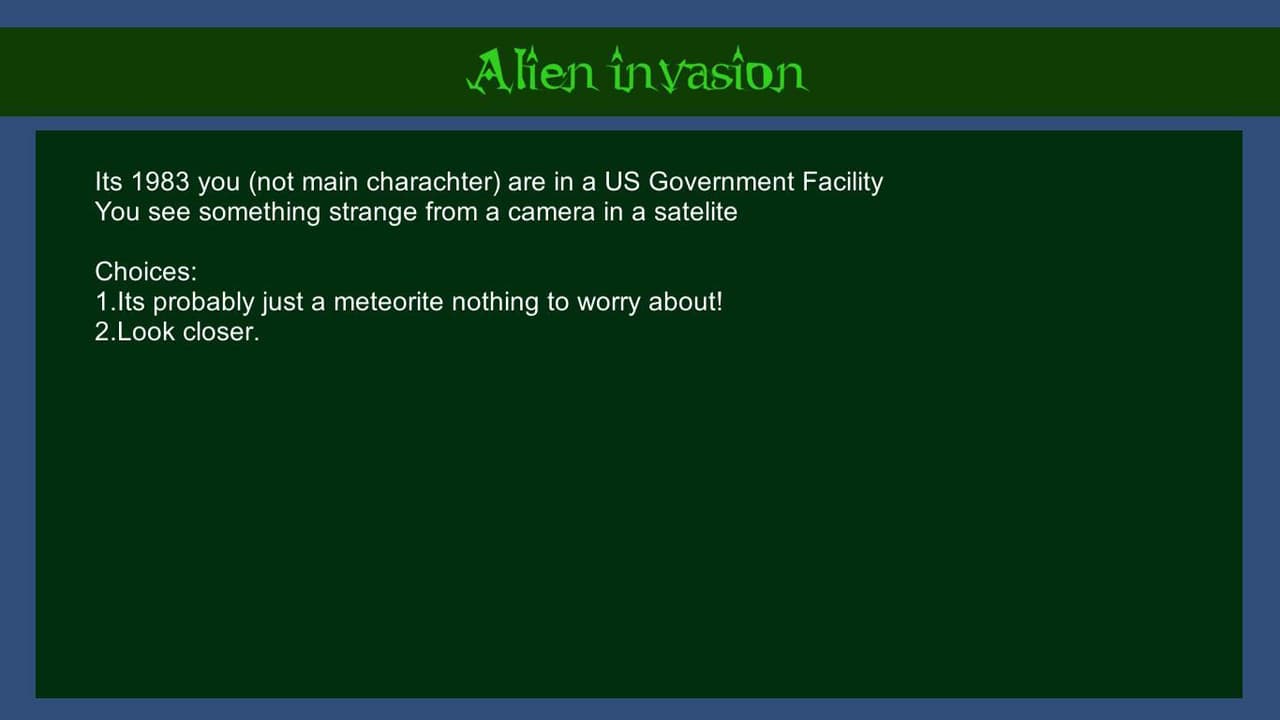 Alien invasion of 1987