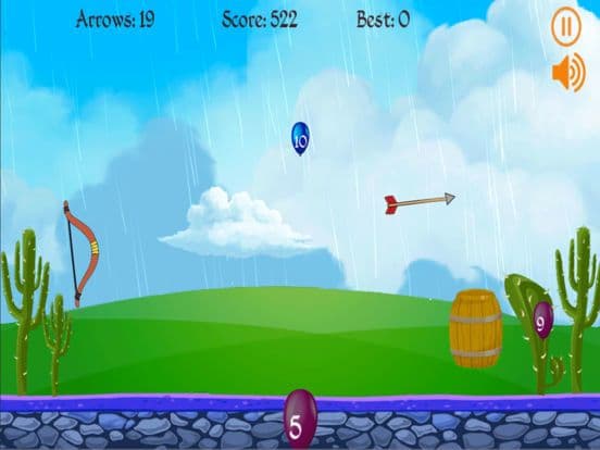 Bow & Arrow Bird & Balloon Hunter: Shoot Apple & Rescue Hangman screenshot 2