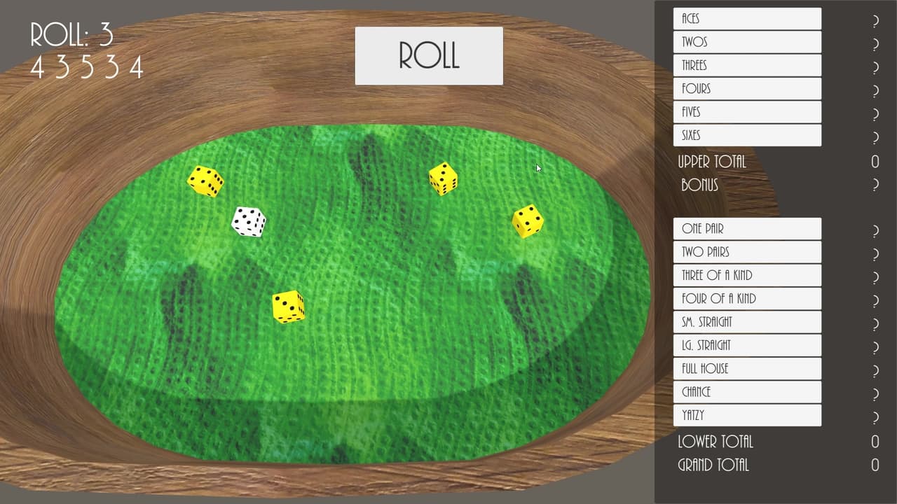 Yatzy Dice Game (itch) screenshot 2