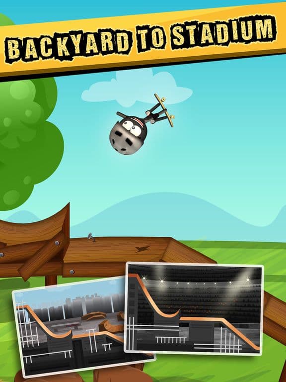 Stickman Big Air Skateboarding