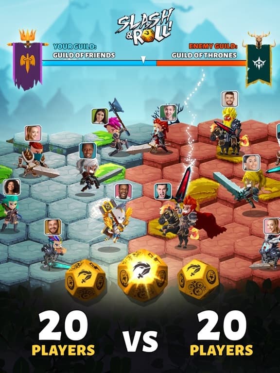 Slash & Roll: Multiplayer RPG screenshot 2