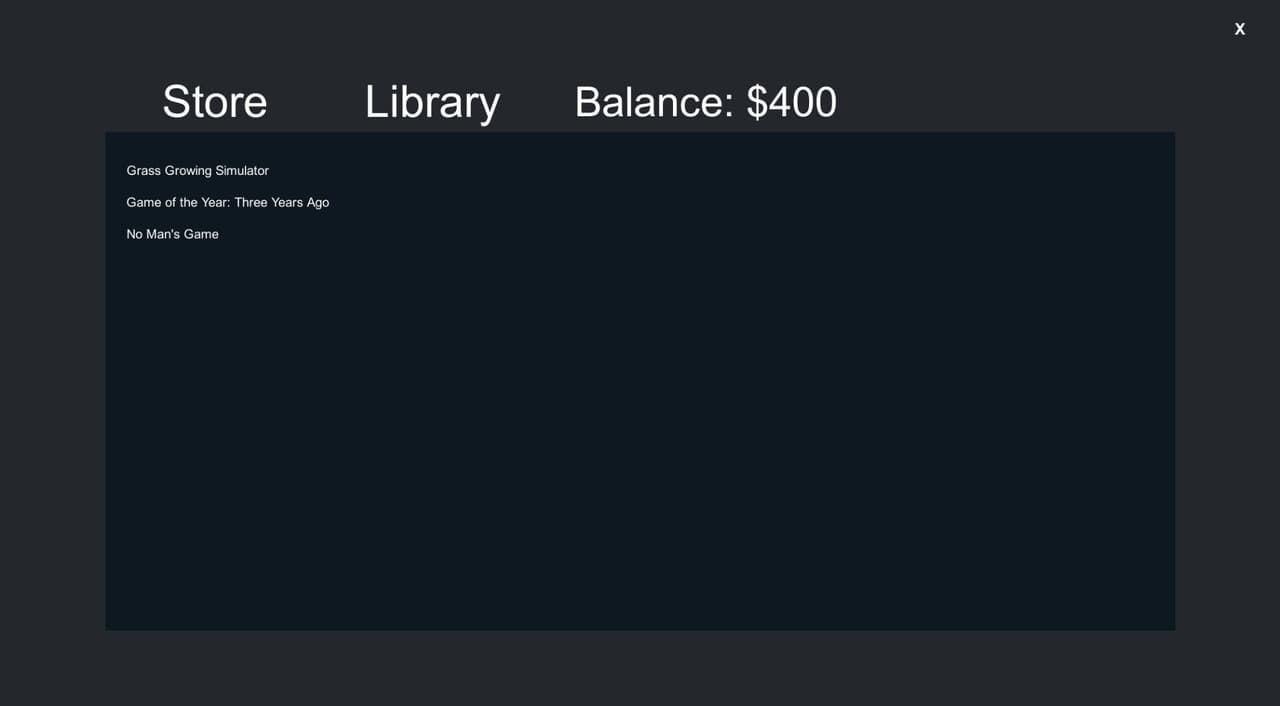 Video Game Library Simulator screenshot 2