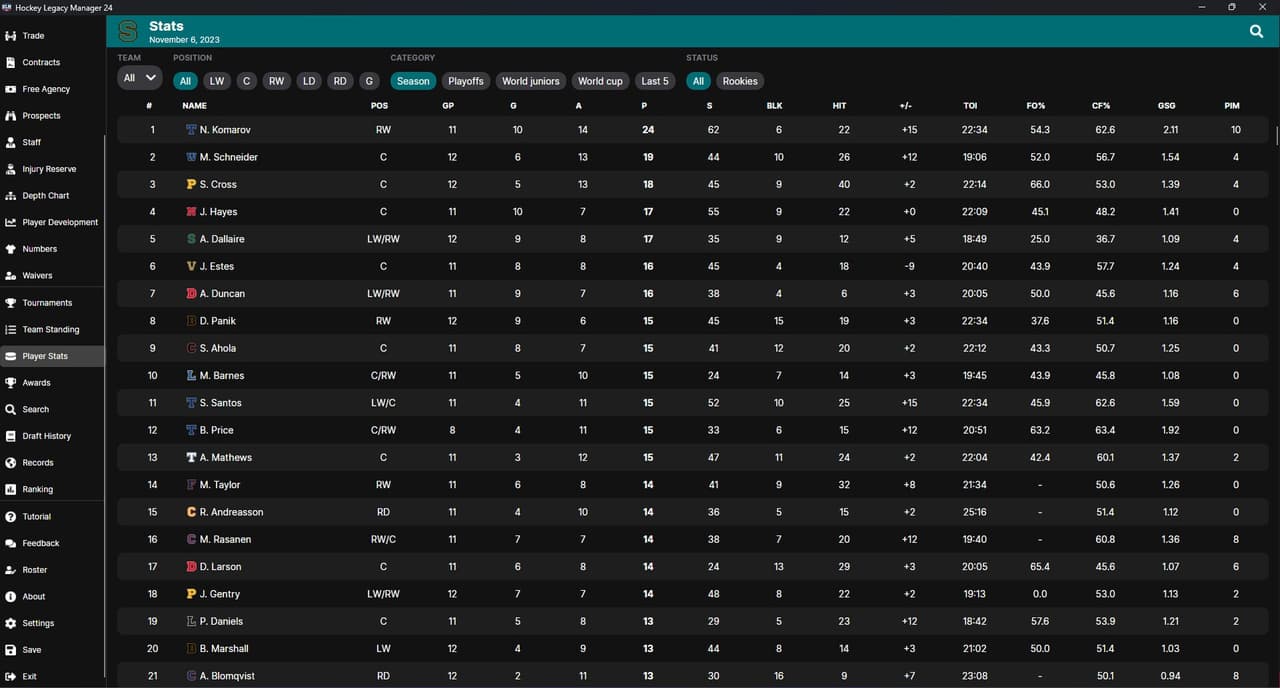 Hockey Legacy Manager 24 screenshot 6