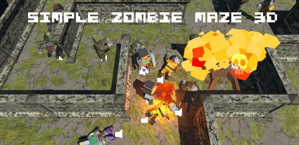 Simple Zombie Maze 3D screenshot 2