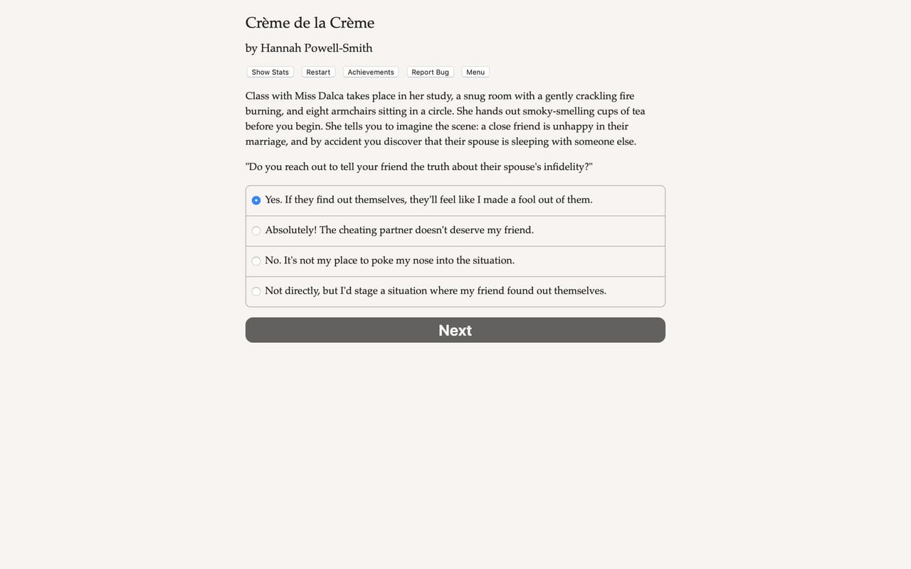 Creme de la Creme screenshot 2
