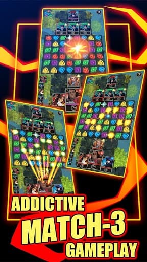 Match 3 RPG - Heroes of Elements screenshot 2
