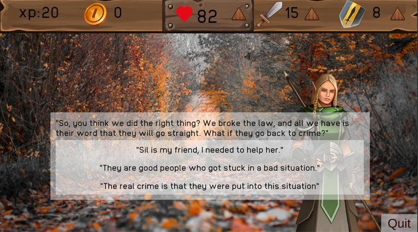 A game to improve morality