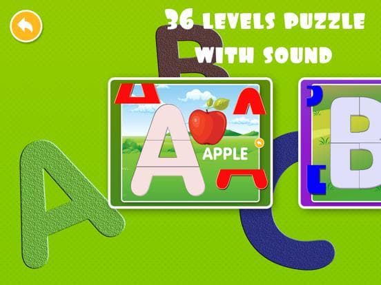 Little Childrens Educational Swanky Alphabet Puzzle Game screenshot 3