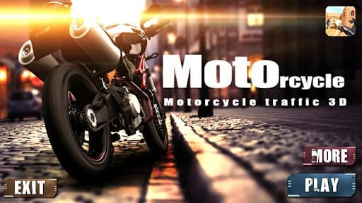 Motorcycle Traffic 3D screenshot 2