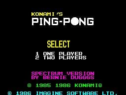 Konamis Ping Pong