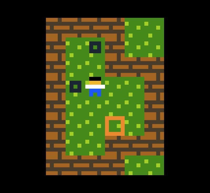 Place the crate on the targets