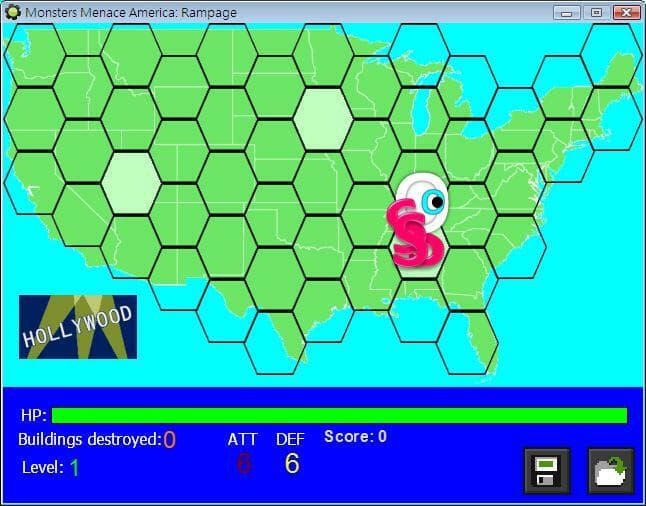 Monsters Menace America: Rampage screenshot 3