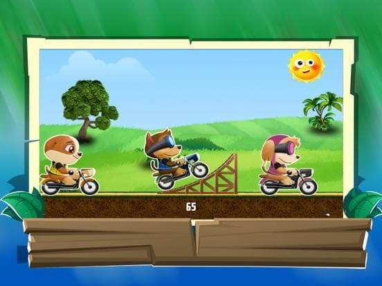 Paw Puppy Hill Moto Racing screenshot 2