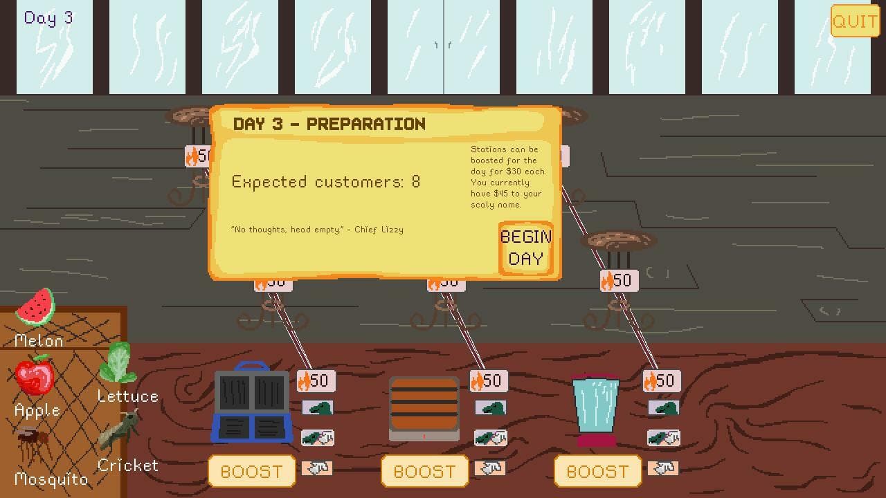 Vibin Lizard Snack Bar - GMTKJam 2021 screenshot 6