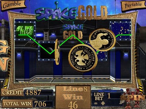 SPACE GOLD SLOT MACHINE screenshot 3