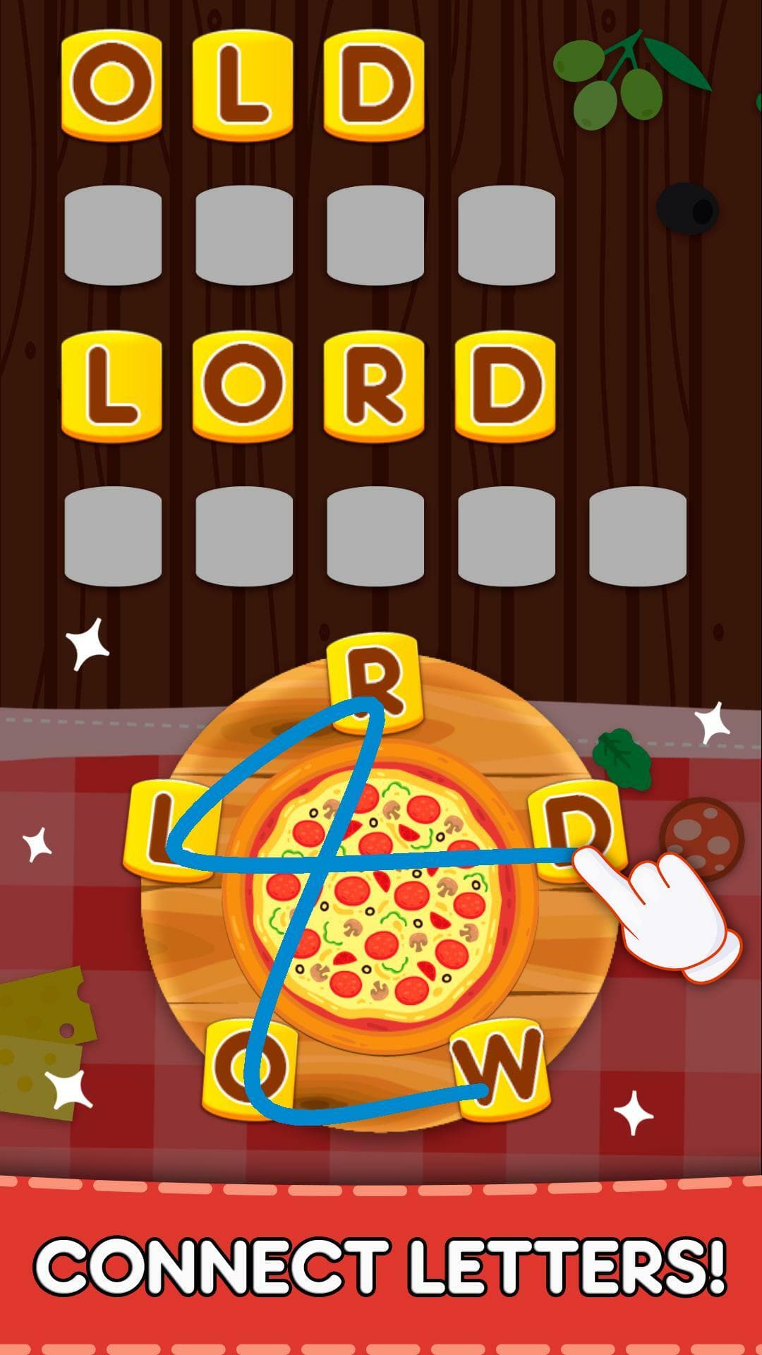 Pizza Word - Word Game Puzzle screenshot 2