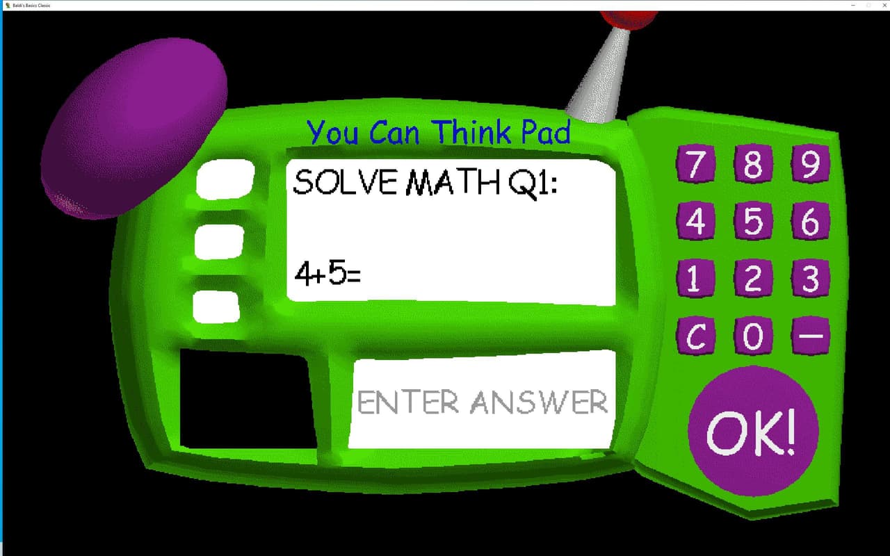 Baldis Basic But Scratch cat is in it screenshot 2
