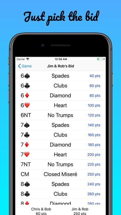 500Scoring screenshot 3