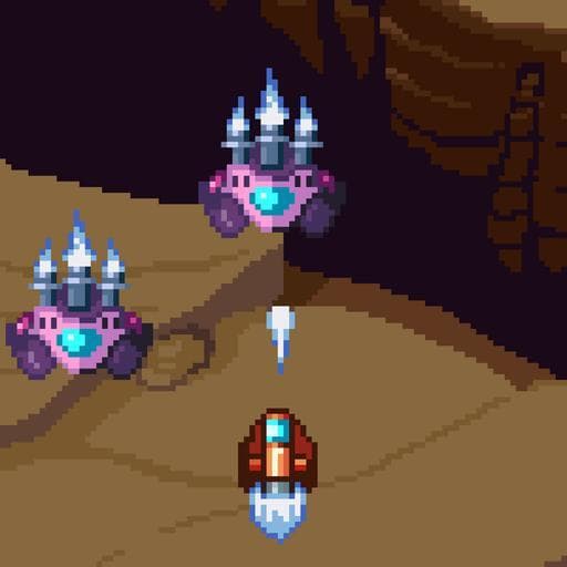 ship on alien planet
