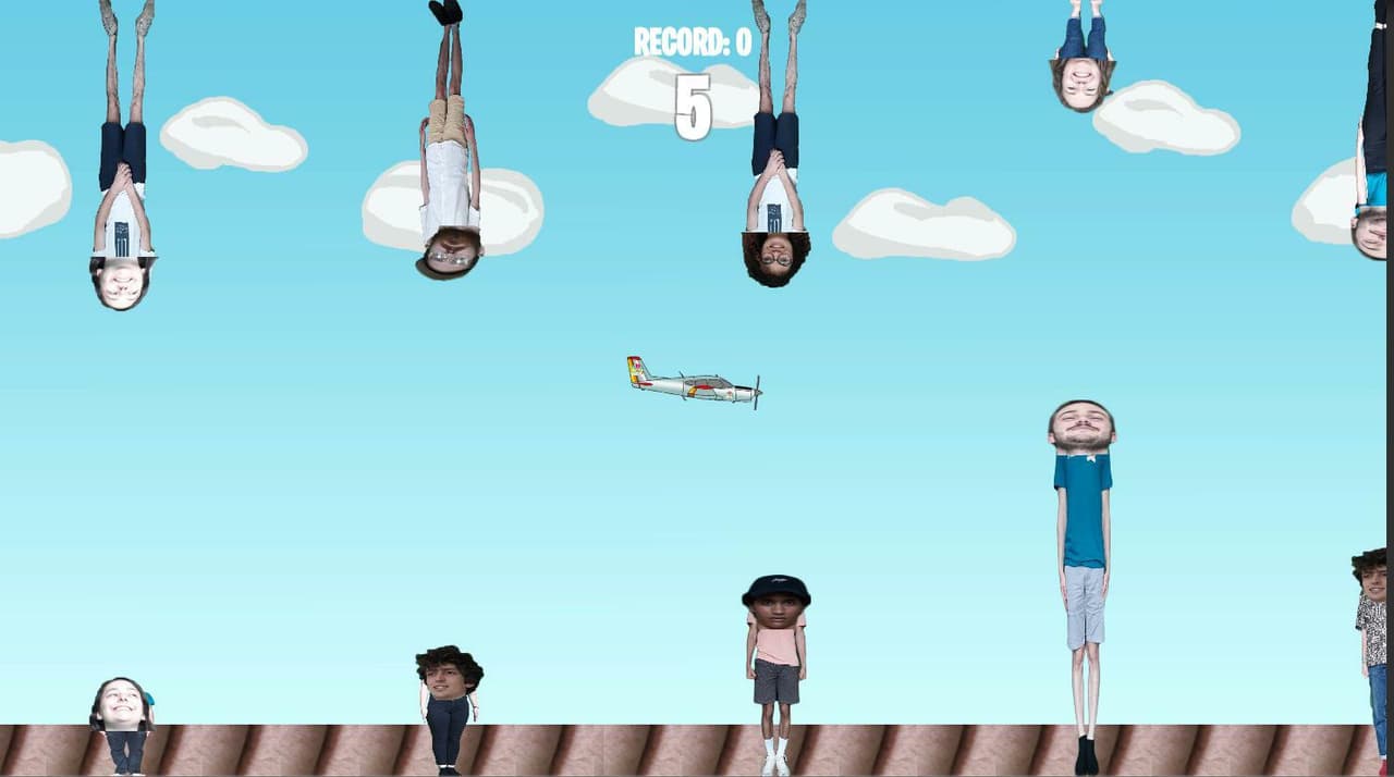 Flappy plane (FlyWithMines)