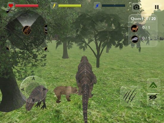 Wild T-Rax the Dino Simulator N Forest Hungry Rivals