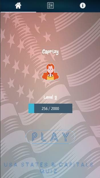USA States and Capitals Quiz screenshot 2