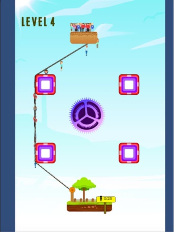 Zipline Valley: Rescue Puzzle screenshot 2