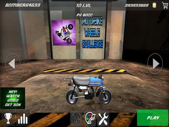 Motorbike Wheelie Challenge screenshot 2