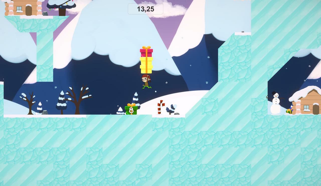 Delivery Elf - Christmas Game 2D Puzzle Platformer