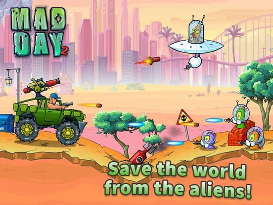 Mad Day 2 - Shoot the Aliens screenshot 2